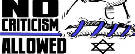 Israel – no criticism allowed
