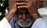 Indian farmer despair