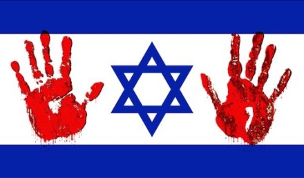 Israel - bloody hands