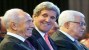 Shimon Peres, John Kerry and Mahmoud Abbas at World Economic Forum, Amman, 2013