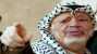 Yasser Arafat pointing his finger