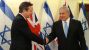 David Cameron and Binyamin Netanyahu
