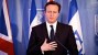 David Cameron and the Israeli flag