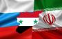Russia, Syria and Iran flags