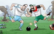 Israeli-Palestinian football war