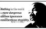 Martin Luther King on ignorance