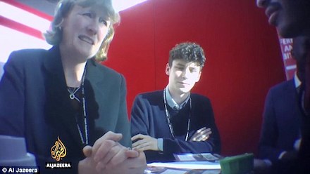 Labour MP Joan Ryan with Israeli spy Shai Masot