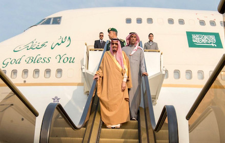 King Salman in Asia