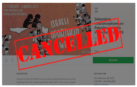 Zionists stifle free speech