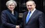 Theresa May and Binyamin Netanyahu