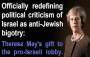 Theresa May's gift to the pro-Isreali lobby