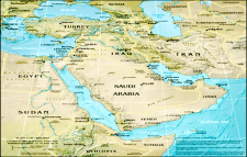 Middle East map