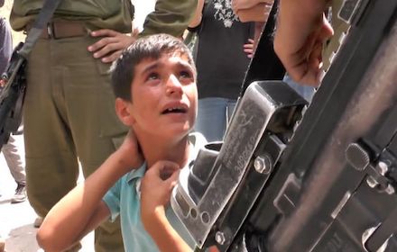 Israeli army brutality against Palestinian children