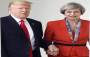 Trump and May holding handsTrump and May holding hands