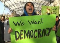 'We want democracy"