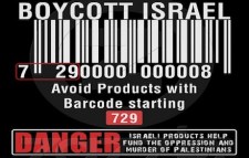 Boycott Israel - do not but with barcode starting with 729