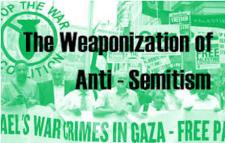 Weaponsing anti-Semitism