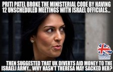 Zionist Priti Patel