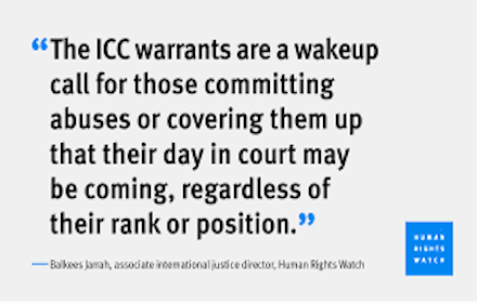 ICC arrest warrants