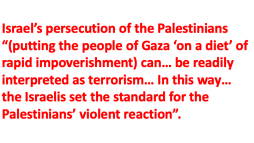 Israel action-reaction