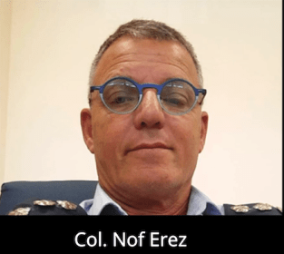 Israeli Air Force Col Nof Eretz